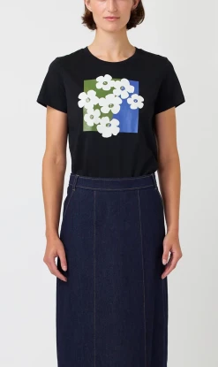 Kate Sylvester | Pop Flowers T.Shirt - Black