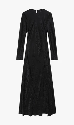 Anine Bing | Freja Dress - Black Butterfly Jacquard