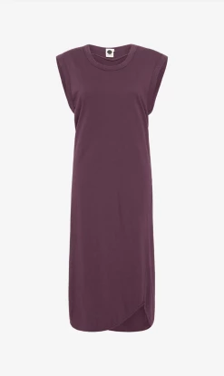 Bassike | Slim Muscle Tank Dress - Cuttlefish