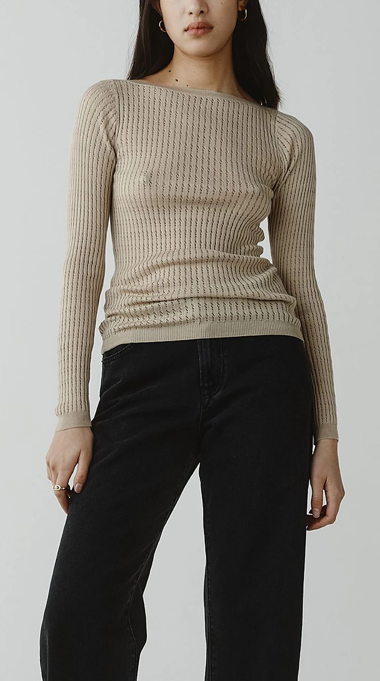 Marle | Leila Top - Straw 1 Marle | Leila Top - Straw