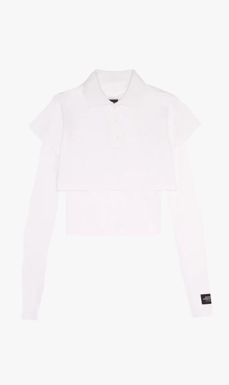 P.E NATION | Volley Ls Tee - Optic White