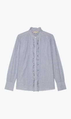 Vanessa Bruno | Nicolas Blouse - White/Blue