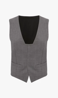Victoria Beckham | Waistcoat - Grey Melange