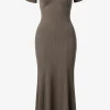 Viktoria & Woods | Torpedo Dress - Khaki Marl