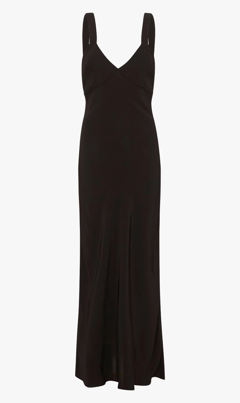 ST AGNI ST. AGNI | Ring Detail Maxi Dress - Black