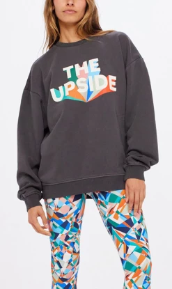 The Upside | Infinite Saturn Crew - Washed Black