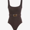 Zimmermann | Laurel Scoop Buckle 1PC - Chocolate