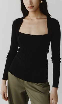 Marle | Leon Top - Black