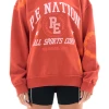 P.E NATION | Initialise Sweat - Red Clay