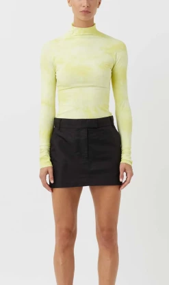 CAMILLA AND MARC | Raku Long Sleeve Top - Mustard Tie Dye