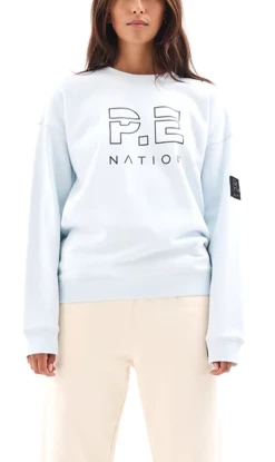 P.E NATION | Heads Up Sweat - Illusion Blue