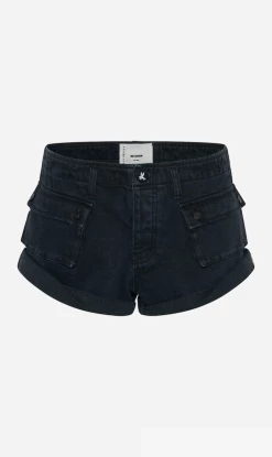 One Teaspoon | Cadet Bandit Low Waist Short - Fox Black
