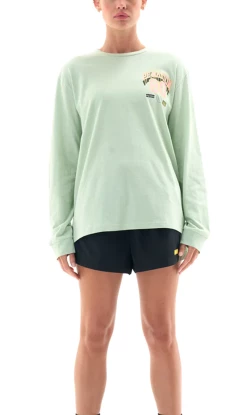 P.E NATION | Defending Zone Ls Tee - Bok Choy