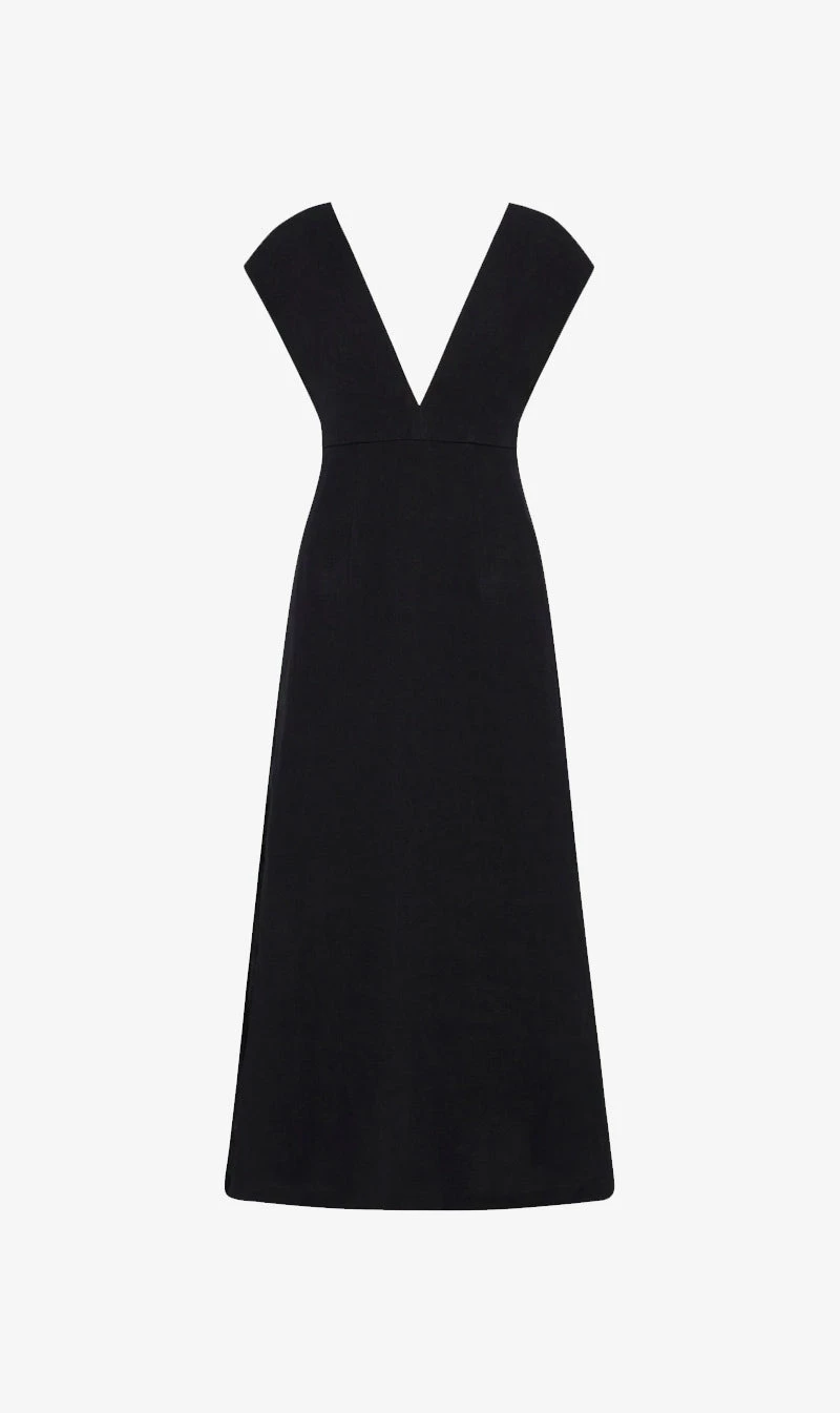 St Agni | Origami Dress - Black