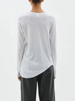 Bassike | Regular Scoop Hem Long Sleeve T.Shirt - White 13 Bassike | Regular Scoop Hem Long Sleeve T.Shirt - White -ZIMMERMANN Sales Store PC16WJT65 heritagescoophemlstshirt white back 2000x fe819835 b786 4487 885b 3f67eae2f6b5