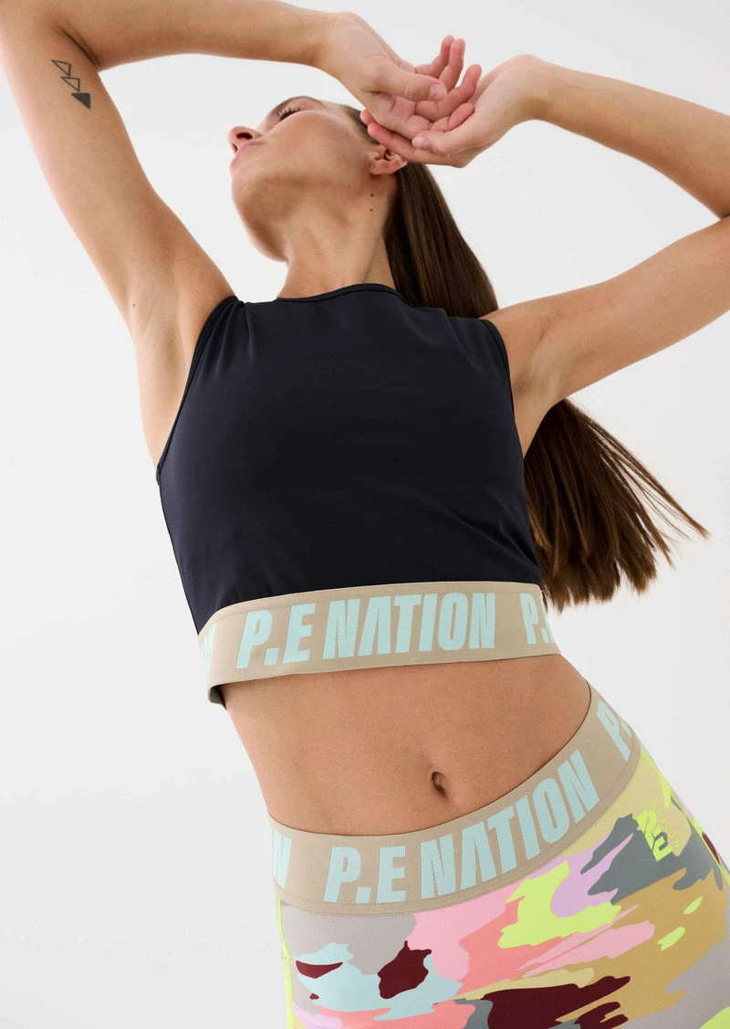 P.E Nation | Upward Tank - Black - Image 4