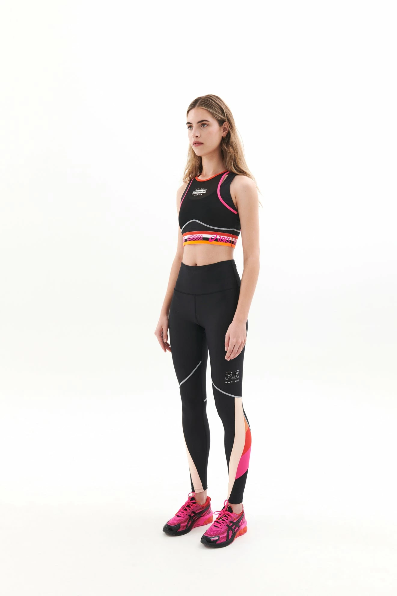 P.E Nation | P.E Nation X Asics Tracklite Legging - Black 7 P.E Nation | P.E Nation X Asics Tracklite Legging - Black - Image 7