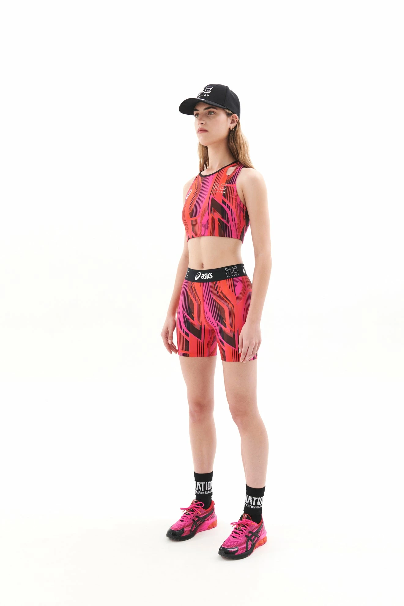 P.E Nation | P.E Nation X Asics Persistance Sports Bra - Asics Print 6 P.E Nation | P.E Nation X Asics Persistance Sports Bra - Asics Print - Image 6