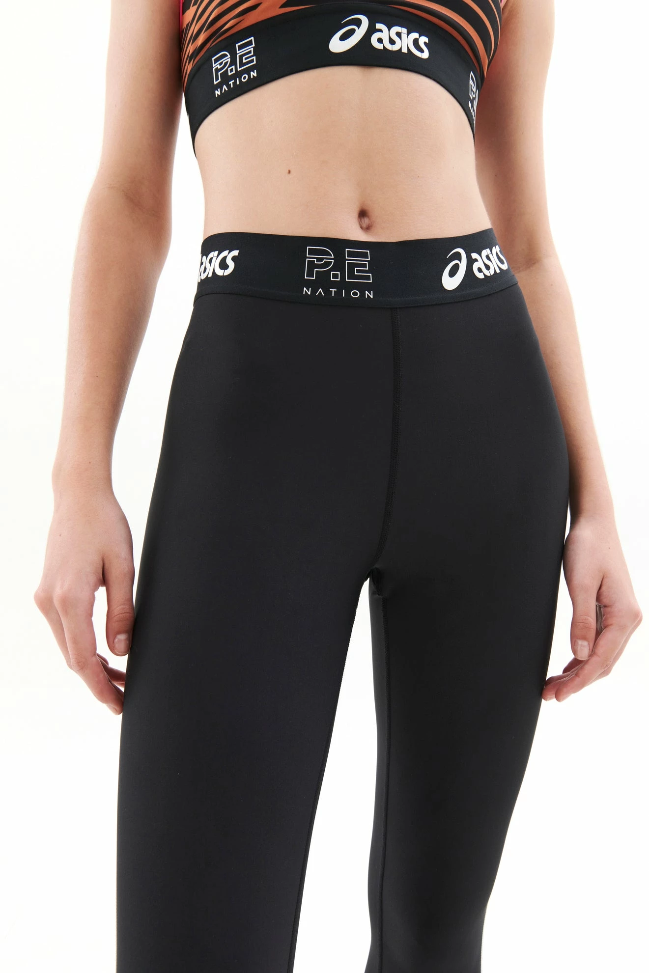 P.E Nation | P.E Nation X Asics Sequence Legging - Black 2 P.E Nation | P.E Nation X Asics Sequence Legging - Black - Image 2