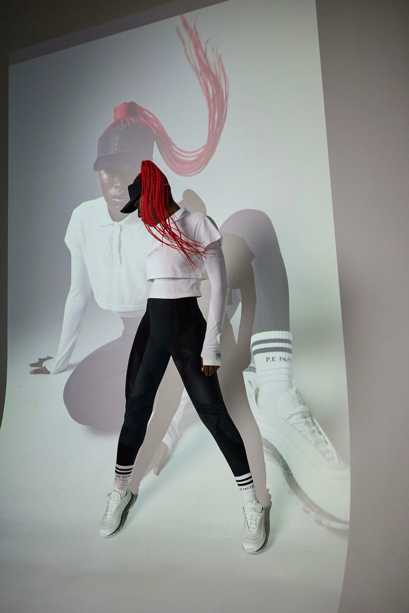 P.E NATION | Volley Ls Tee - Optic White - Image 9