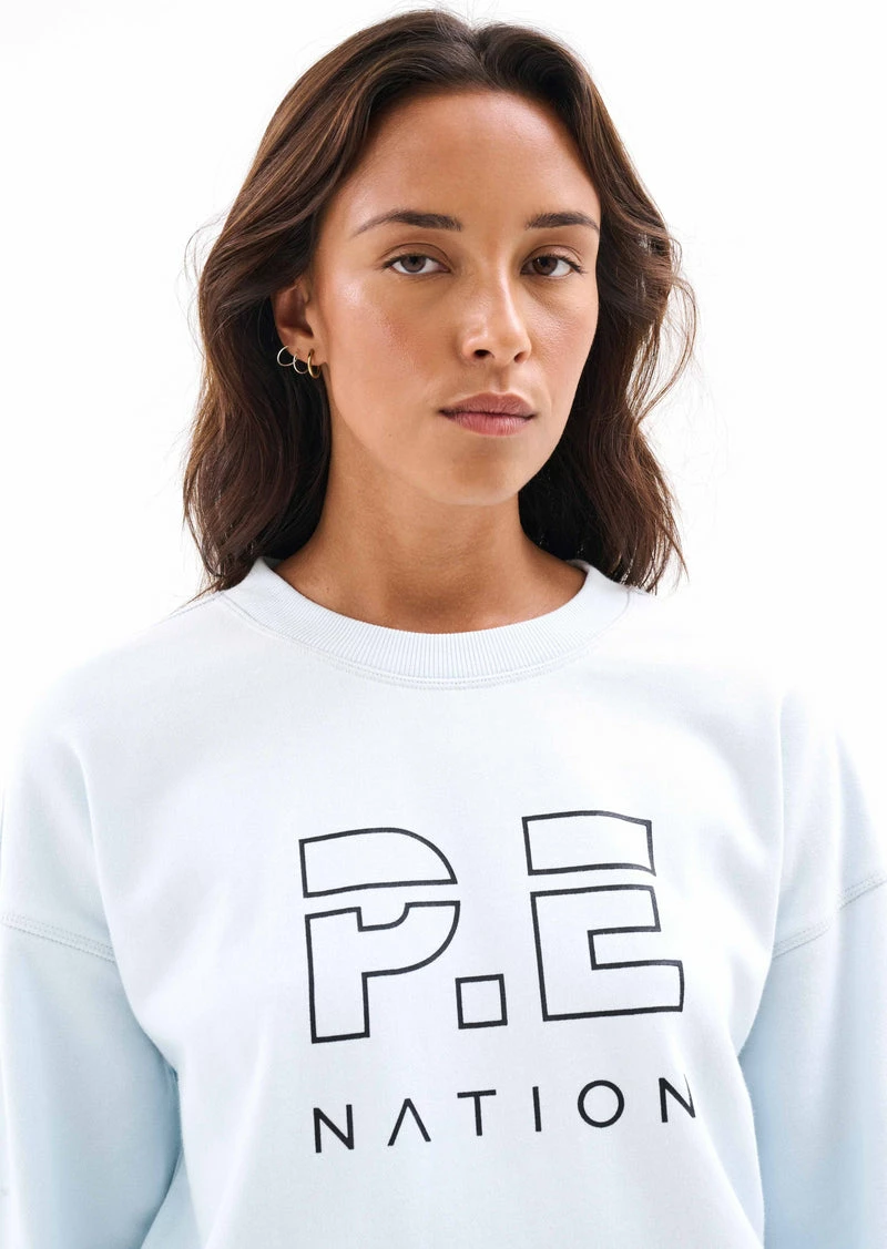 P.E NATION | Heads Up Sweat - Illusion Blue - Image 5