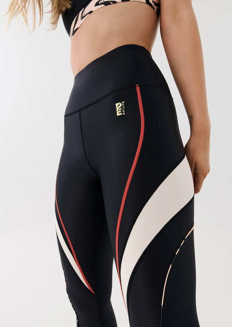 P.E NATION PE Nation | Exhilirate Legging - Black - Image 2