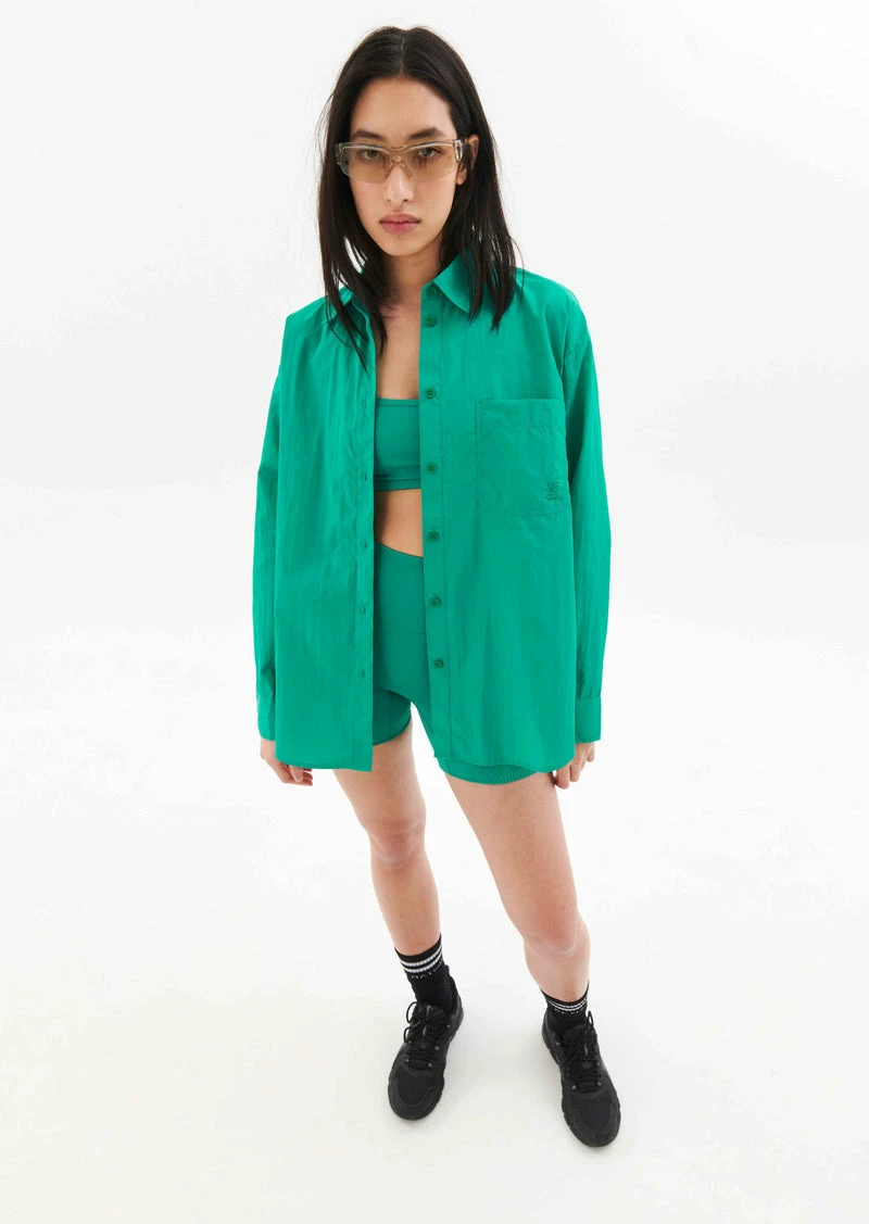 P.E Nation | Interval Shirt - Golf Green 5 P.E Nation | Interval Shirt - Golf Green - Image 5