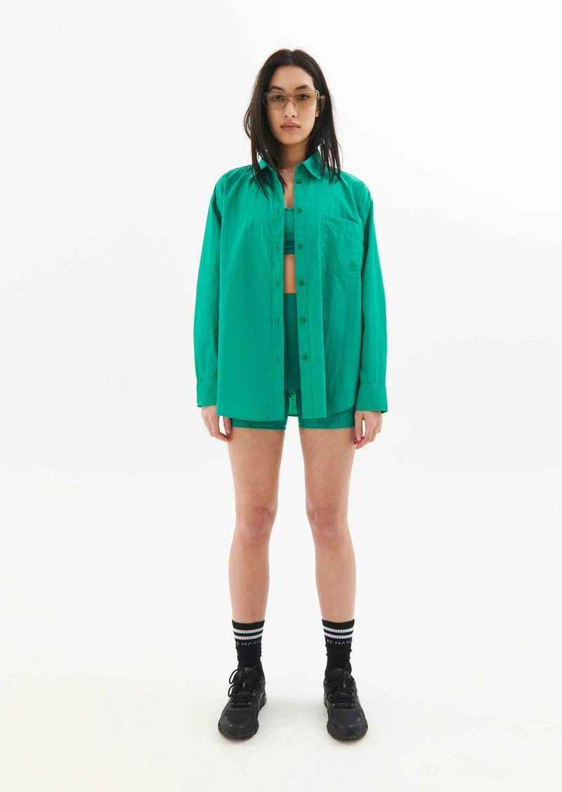 P.E Nation | Interval Shirt - Golf Green 3 P.E Nation | Interval Shirt - Golf Green - Image 3