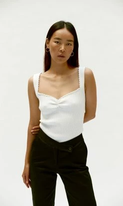 Musier Paris | Pearl Top - White