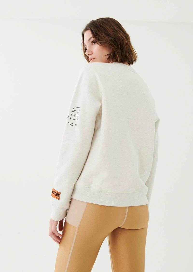 P.E Nation | Outrun Sweat - Grey Marl 5 P.E Nation | Outrun Sweat - Grey Marl - Image 5