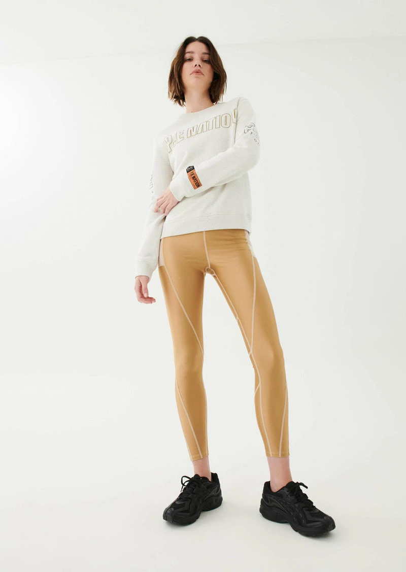P.E Nation | Outrun Sweat - Grey Marl 2 P.E Nation | Outrun Sweat - Grey Marl - Image 2