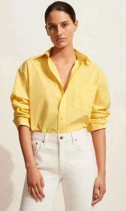 Matteau | Relaxed Shirt - Lemon