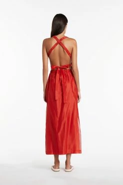 SIR THE LABEL | Lucelia Cross Back Dress - Red 5 SIR THE LABEL | Lucelia Cross Back Dress - Red -ZIMMERMANN Sales Store S82 22206 SirTheLabel 1750 1 1440x bf6f66d2 7de7 4897 b214 01b6d23423f2
