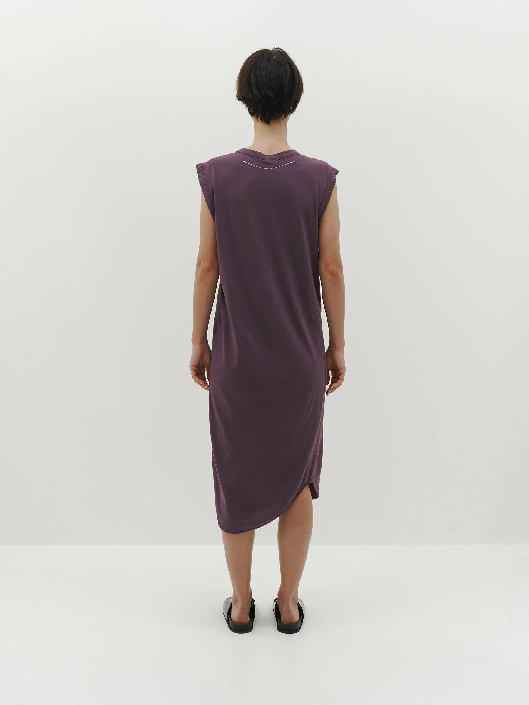 Bassike | Slim Muscle Tank Dress - Cuttlefish - Image 4