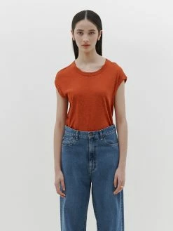 Bassike | Slim Muscle Tank - Saffron Marl 9 Bassike | Slim Muscle Tank - Saffron Marl -ZIMMERMANN Sales Store SS19WJT138 slim muscle tank saffron marl FRONT 2000x 4f8abecb a694 444a bcd9 8ed02db222ec