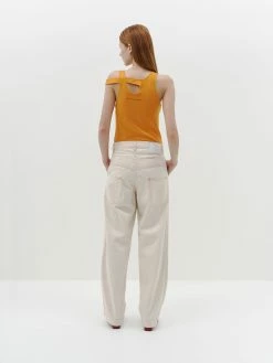 Bassike | Crossover Detail Rib Tank - Tangerine -ZIMMERMANN Sales Store SS22WFT125 crossover detail rib tank tangerine 0044 2000x 3b4ce681 ea3f 4311 81b8 8209841ee5aa