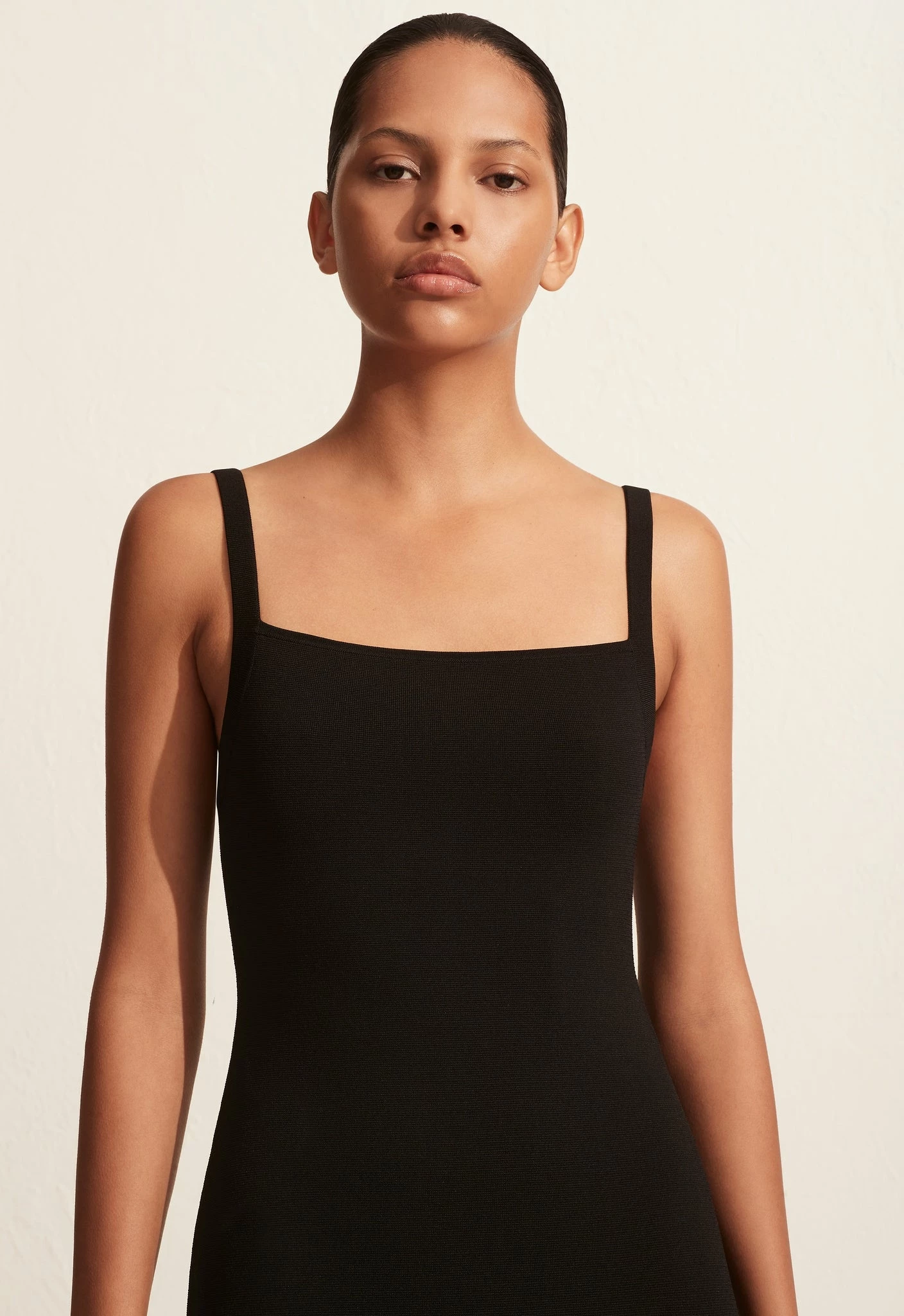 Matteau | Square Knit Dress - Black - Image 4