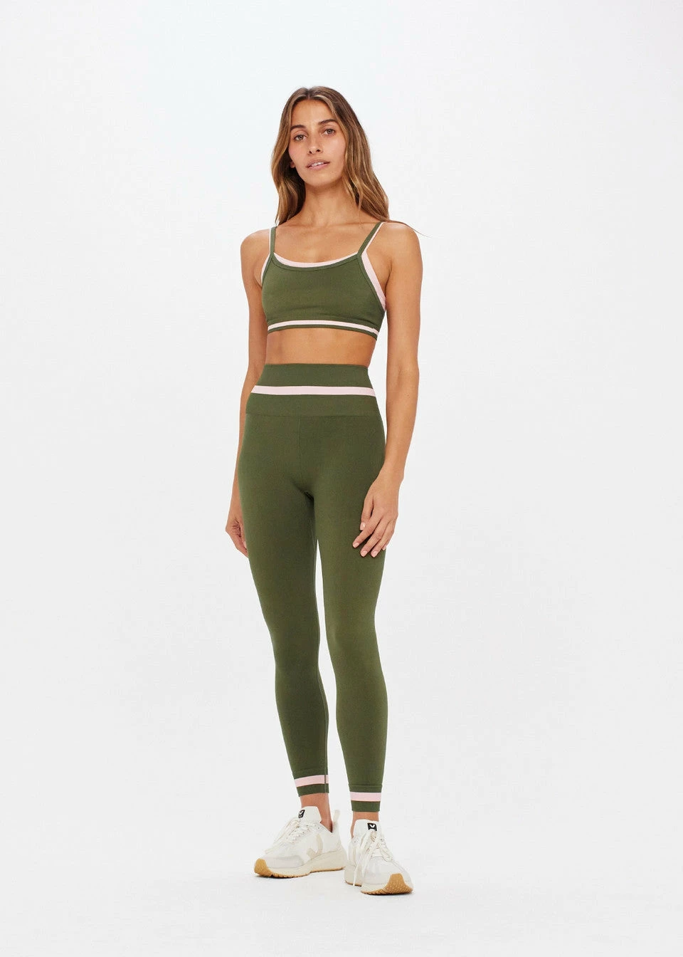 The Upside | Form Seamless Midi Pant - Olive - Image 2