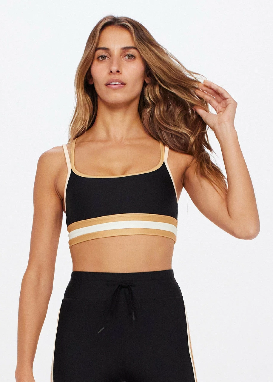 The Upside | Tempo Poppy Bra - Black - Image 2