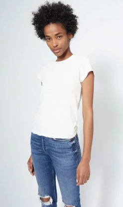 RE/DONE | 60s Slim Tee - Vintage White