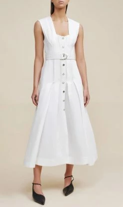 ACLER | Flaxton Dress - Ivory