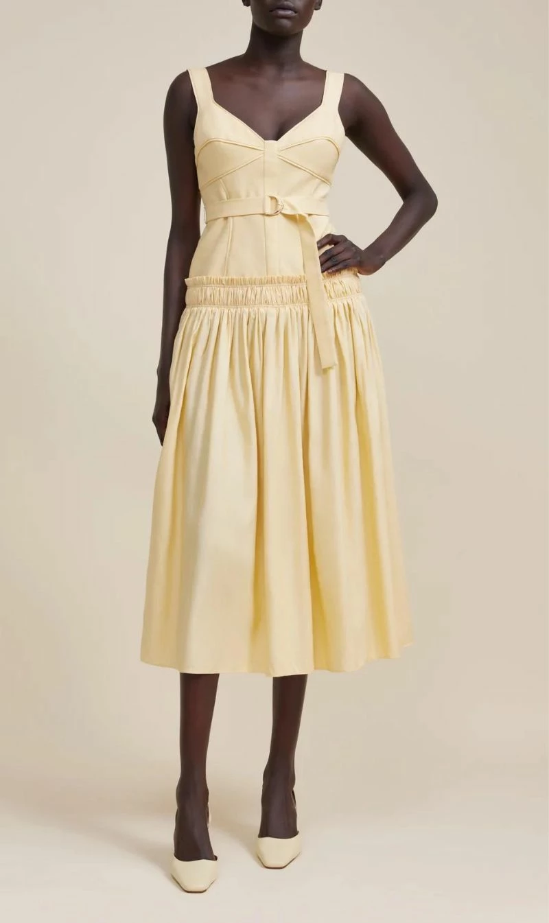 ACLER | Dyer Dress - Buttermilk 1 ACLER | Dyer Dress - Buttermilk