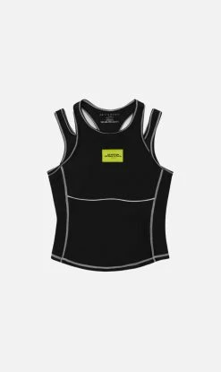 P.E Nation | Down Tempo Tank - Black