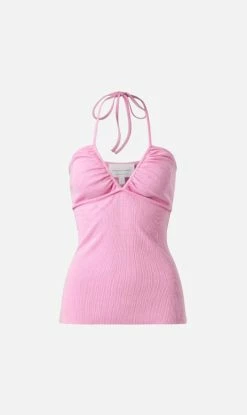 Viktoria & Woods | Fiasco Halter Top - Prism Pink Marle
