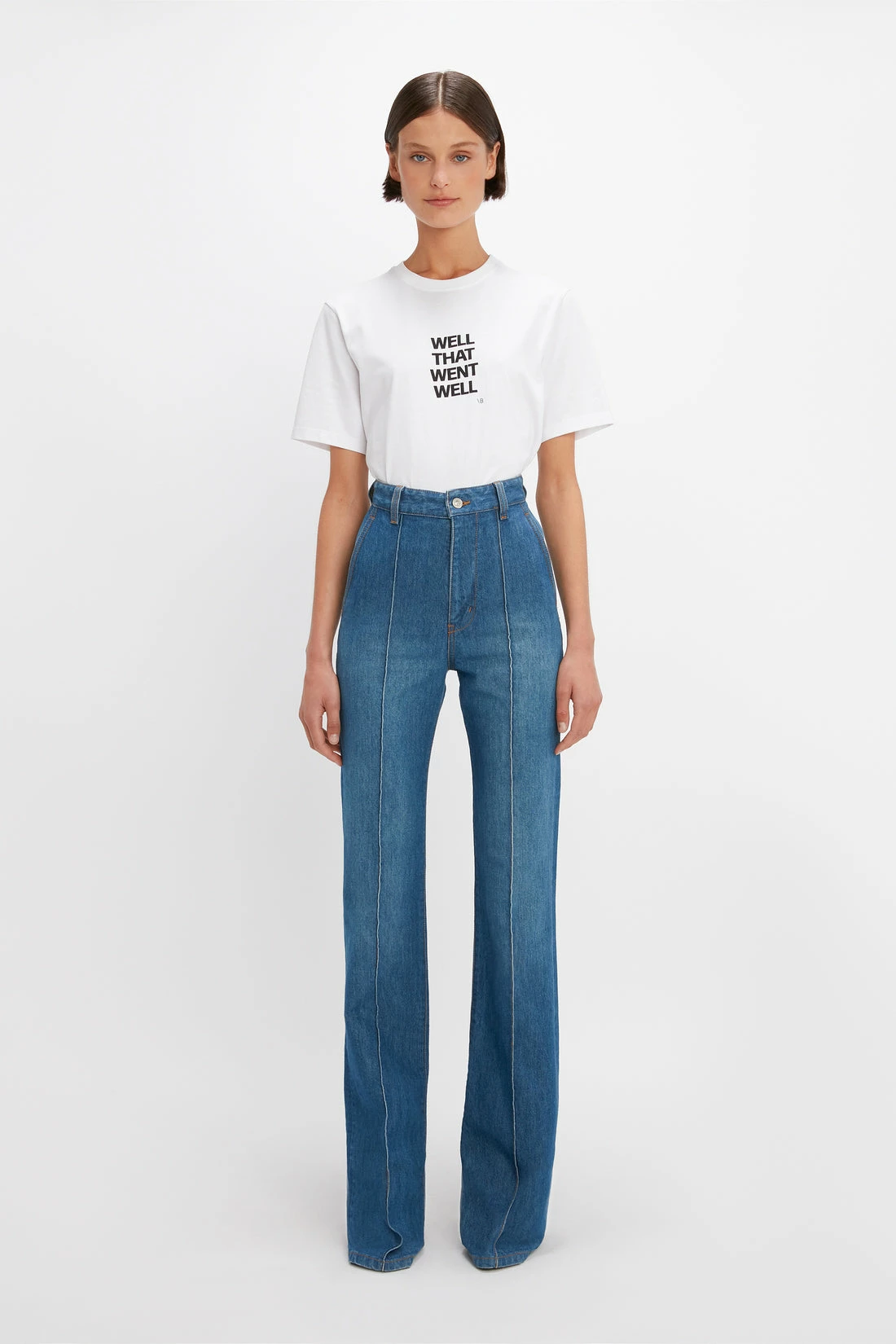 Victoria Beckham | Brigitte Jean - Sandwashed Indigo - Image 2