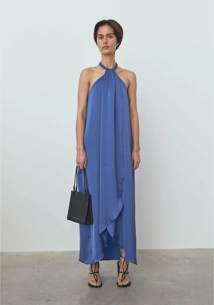 Viktoria & Woods | Beatrice Halter Dress - Cobalt - Image 2