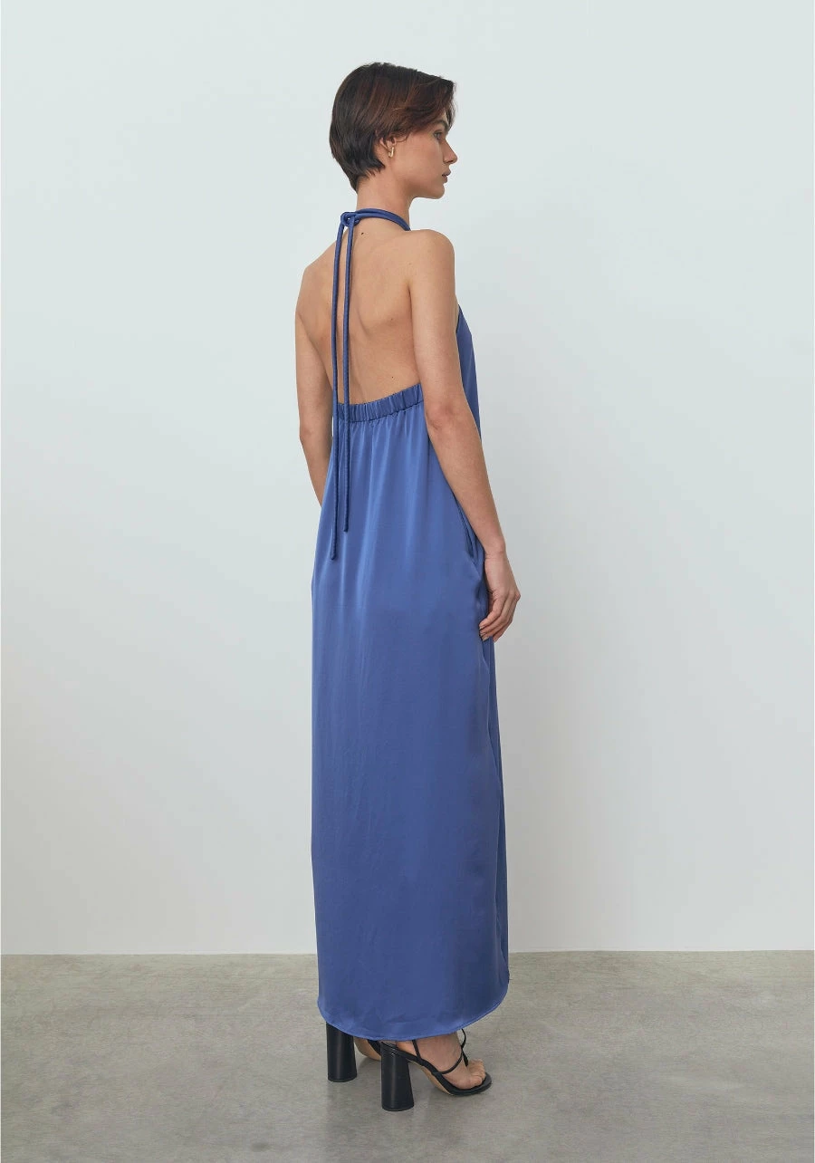 Viktoria & Woods | Beatrice Halter Dress - Cobalt - Image 5
