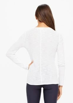 The Upside | Rib Chrissy Long Sleeve Top - White -ZIMMERMANN Sales Store apigjfbxo 22803.1641863038 scaled