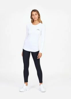The Upside | Rib Chrissy Long Sleeve Top - White -ZIMMERMANN Sales Store apitzlkbo 54022.1641863159