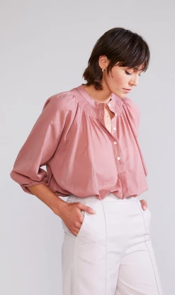 Laing | Ellie Blouse - Baked Clay